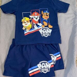 Paw Patrol Navy Shorts Set With Extra Shorts